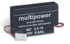 AGM-Blei-Gel-Akku Multipower MP 0.8 12