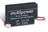 MultiPower Blei-Vlies-Akku (AGM-Technik) 12V 0,8Ah mit JST-Anschlu
