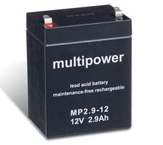 AGM-Blei-Gel-Akku Multipower MP 2.9 12