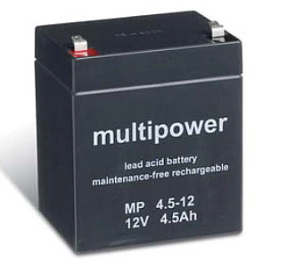 AGM-Blei-Gel-Akku MultiPower MP 4.5 12