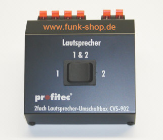 2-fach-Lautsprecher-Umschaltbox CVS 902