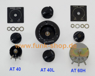Mono-Lautsprecher-Pagelregler AT40, AT40L und AT60H